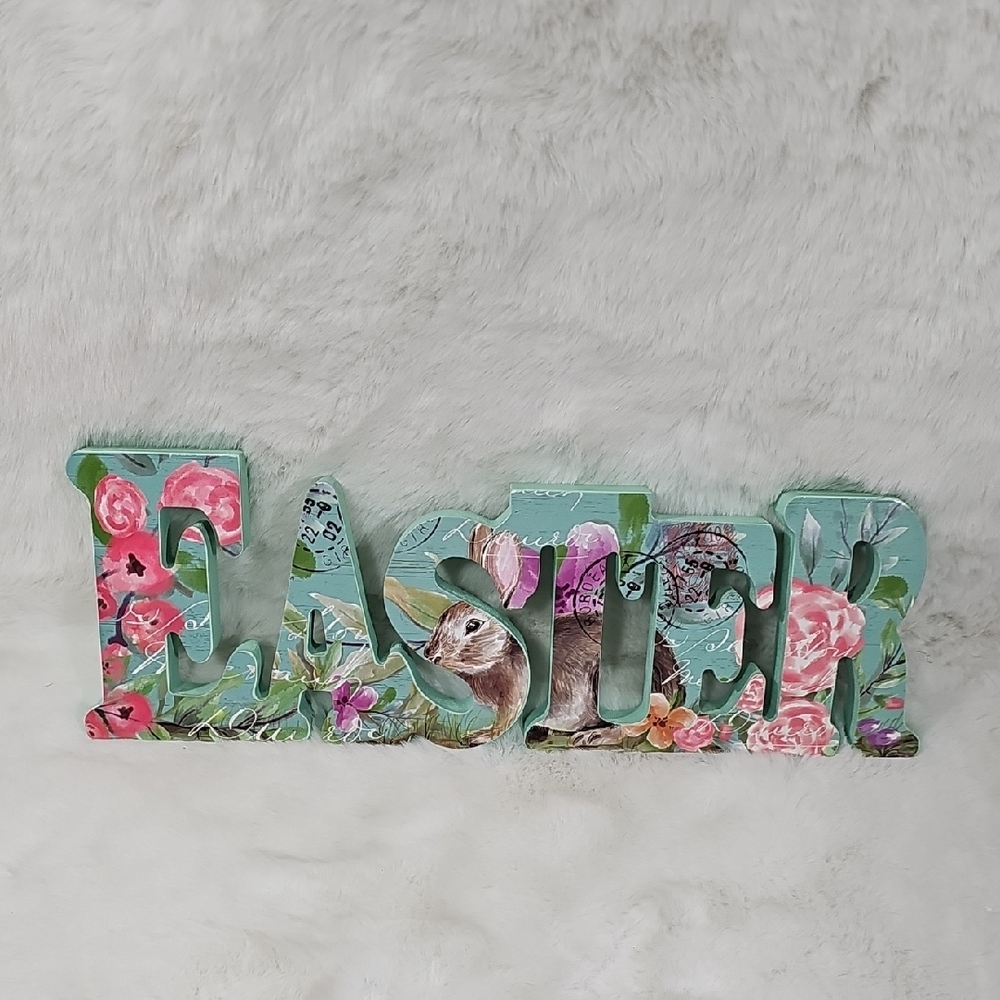 Wooden EASTER Decorative Sign